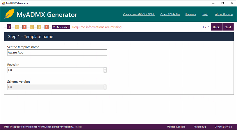 MyADMX Generator